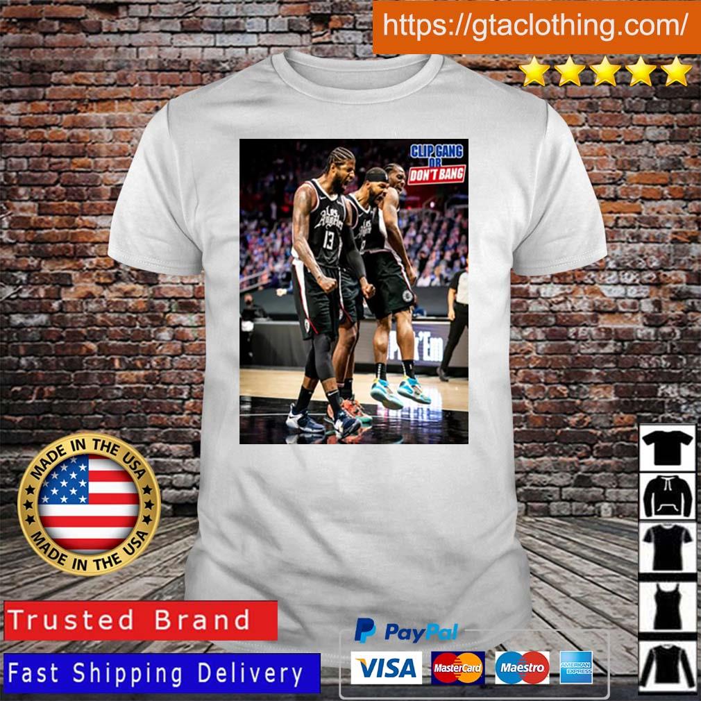 Clip gang merch game 1 dunk clip gang or don’t bang t-shirt