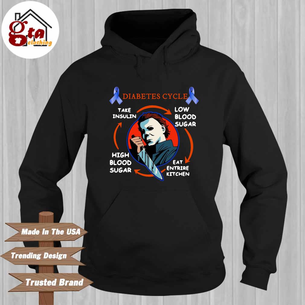 Michael Myers Diabetes Cycle Take Insulin Low Blood Sugar High Blood Sugar Eat Entire Kitchen Shirt Hoodie