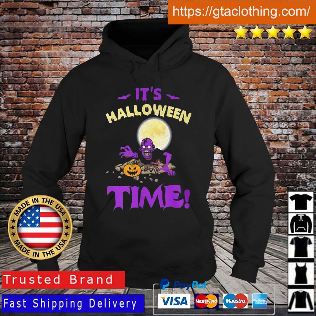 Zombie it's Halloween time Hoodie